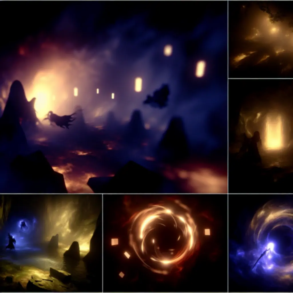 Widok różnych trybów gry w Towaga: Among Shadows